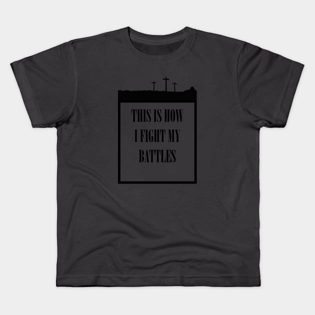 Religious - Cross Kids T-Shirt by TaylorDavidDesigns